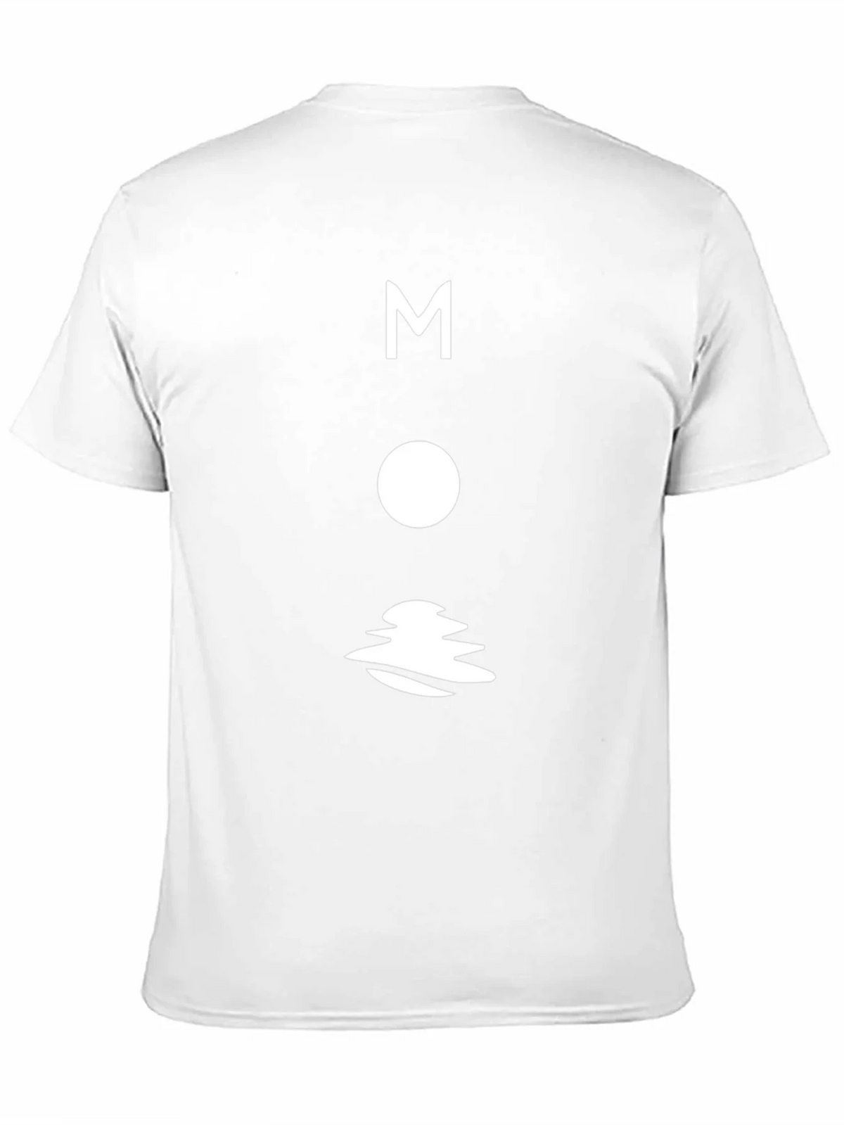 Modern Moon Graphic T-Shirt - Black Cotton Tee product image 10