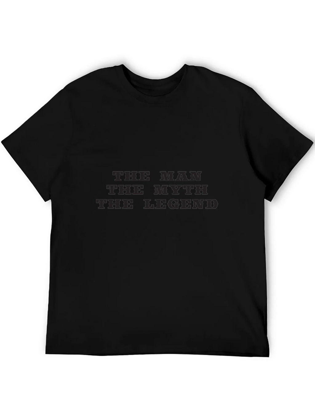 The Man Myth Legend Black T-Shirt product image 5