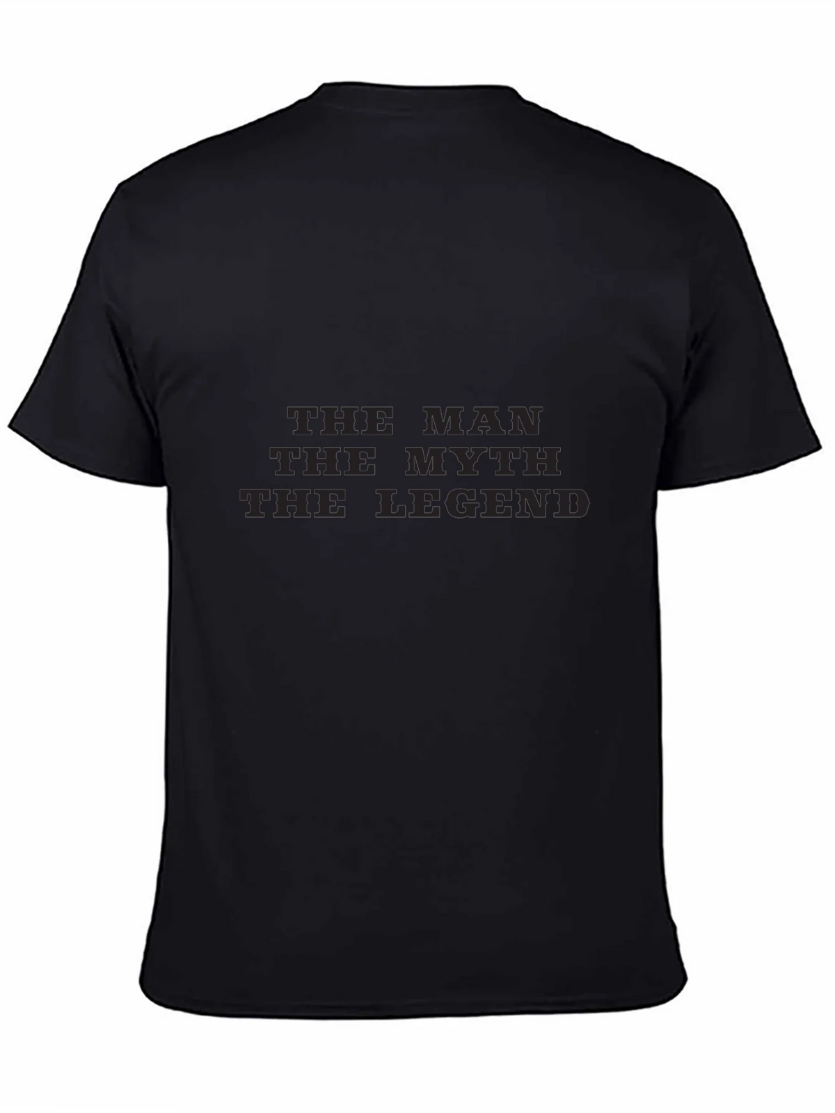 The Man Myth Legend Black T-Shirt product image 4