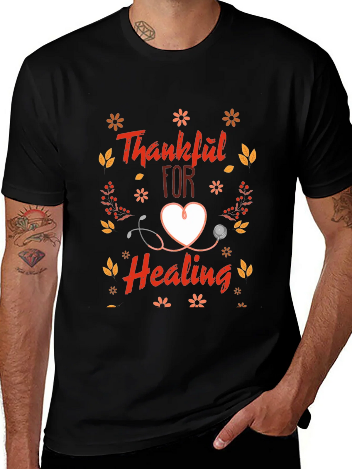Thankful For Healing Graphic T-Shirt product image 1