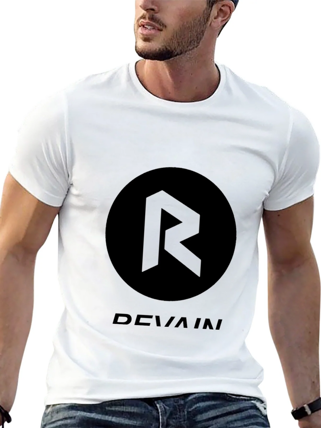 Black Devain Graphic Print T-Shirt product image 8