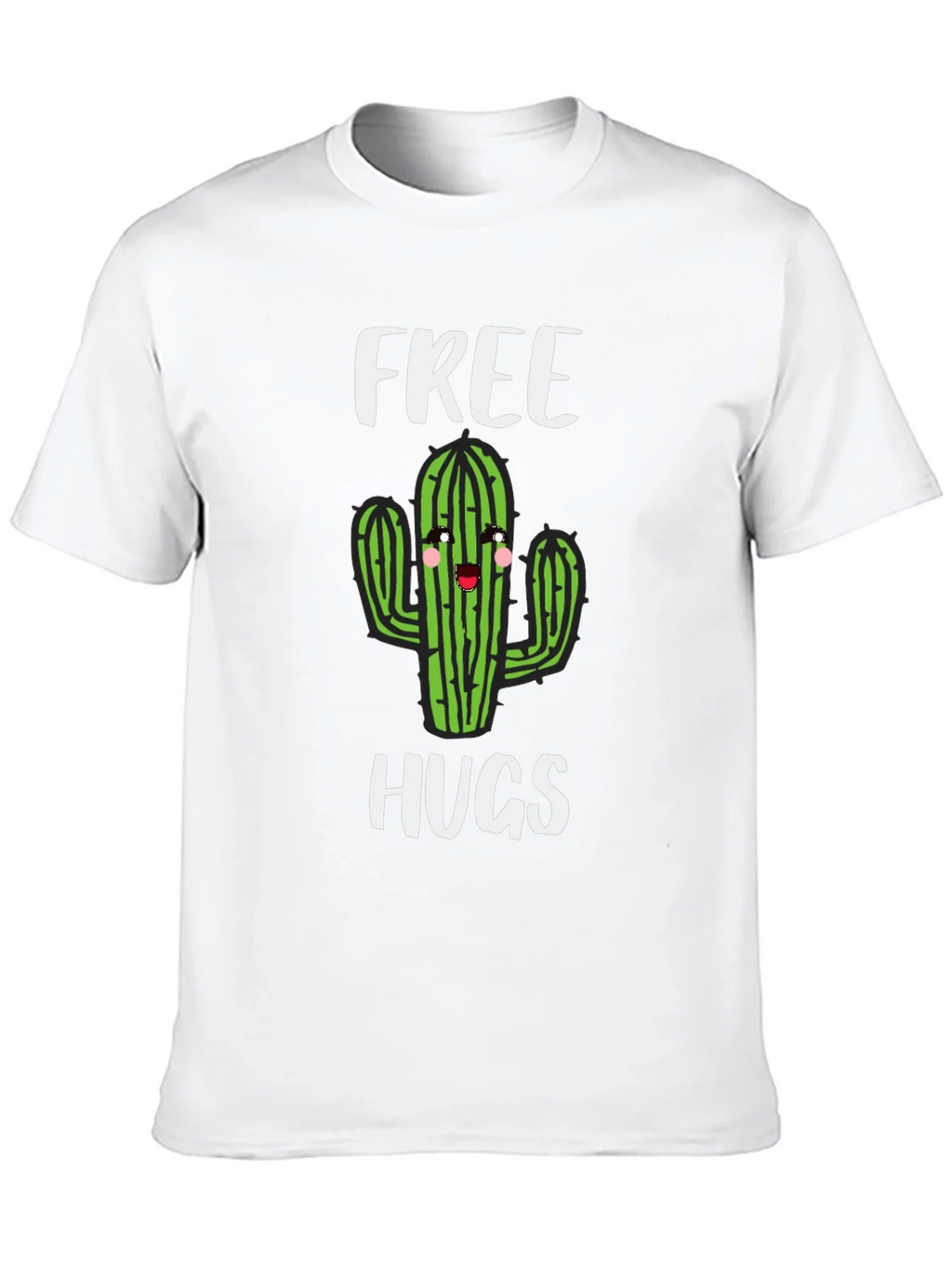 Free Hugs Cactus Graphic T-Shirt - Soft Cotton product image 5
