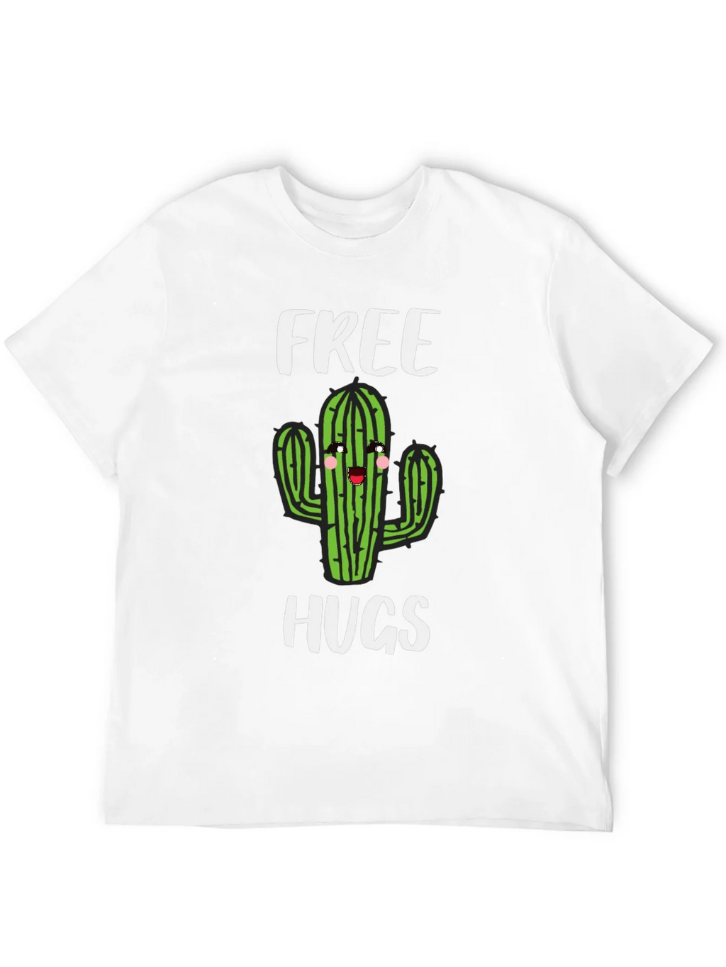 Free Hugs Cactus Graphic T-Shirt - Soft Cotton product image 6