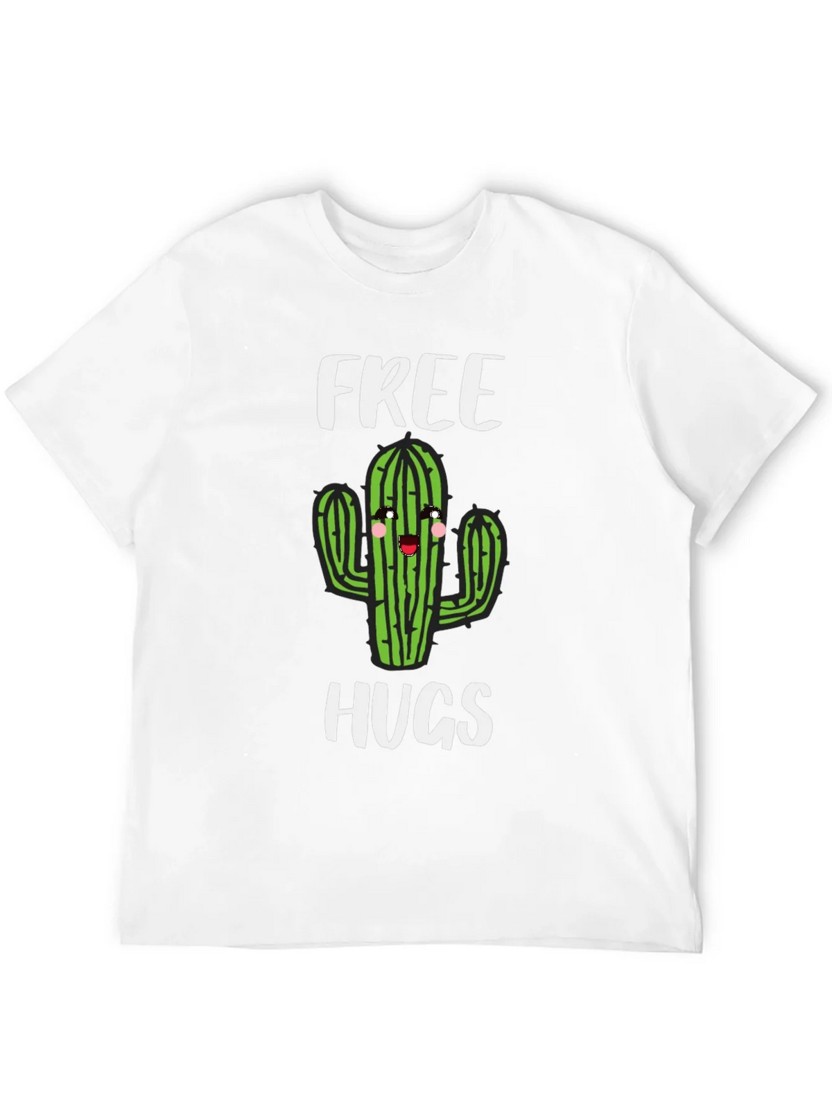 Free Hugs Cactus Graphic T-Shirt - Soft Cotton product image 6