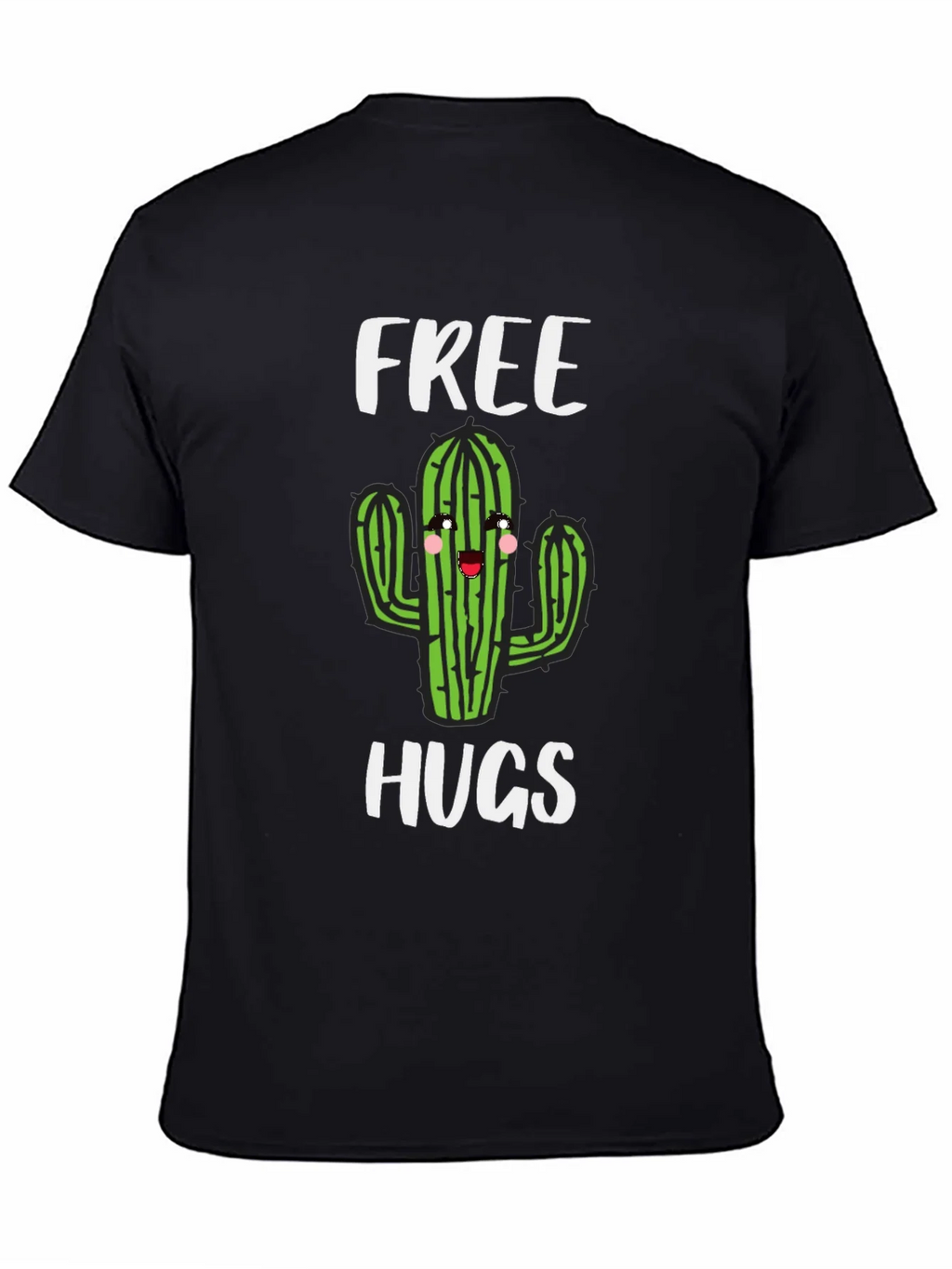 Free Hugs Cactus Graphic T-Shirt - Soft Cotton product image 2
