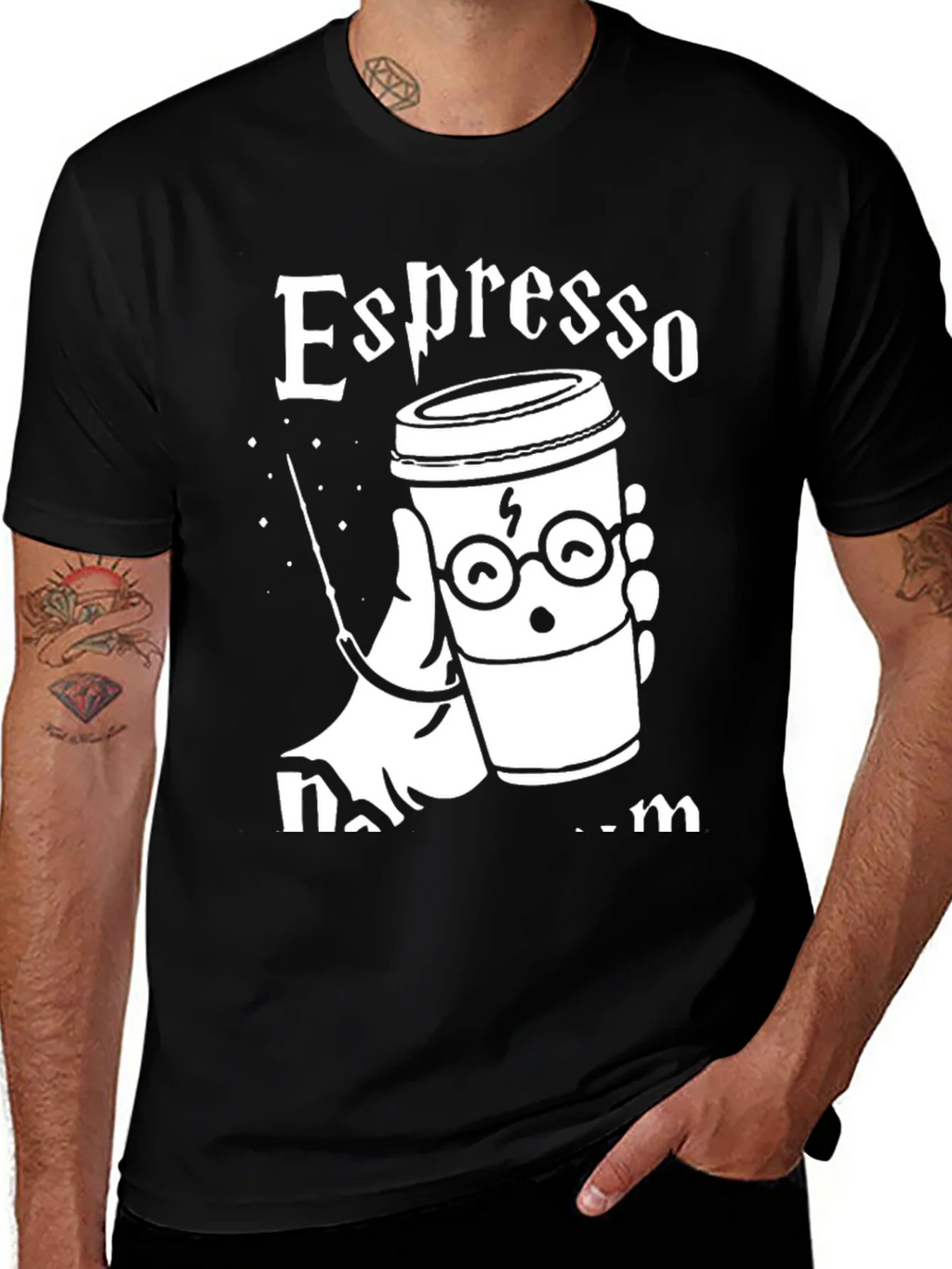 Espresso Patronum T-Shirt - Harry Potter Coffee Tee product image 1