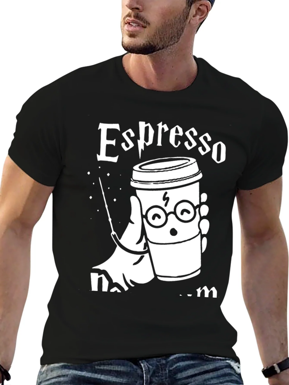 Espresso Patronum T-Shirt - Harry Potter Coffee Tee product image 3