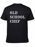 Old School Chef Graphic T-Shirt - Cool Culinary Apparel product image 1
