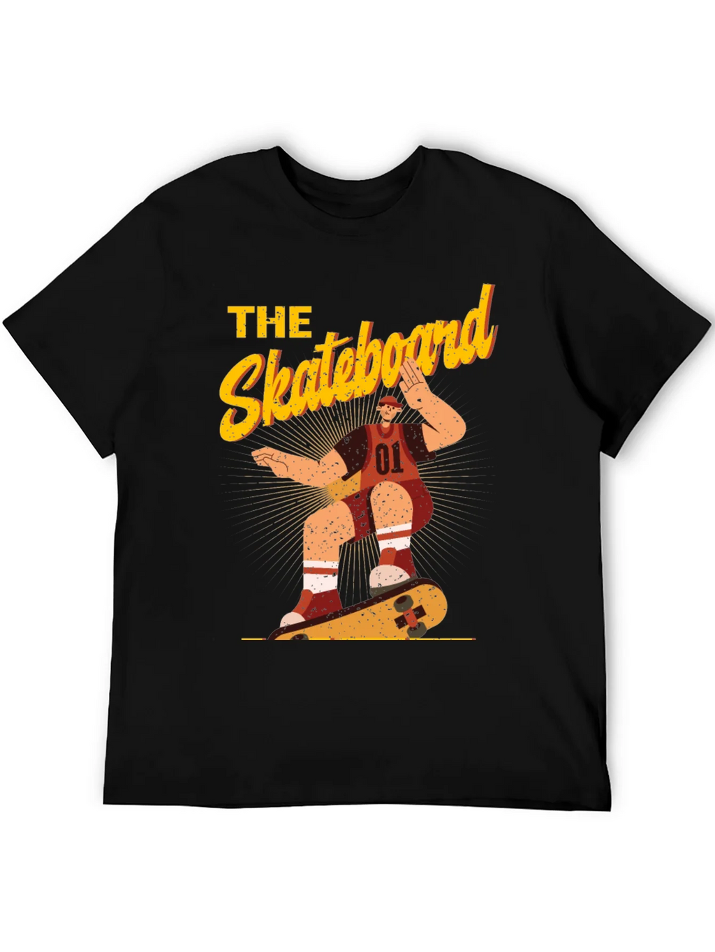 Skateboard T-Shirt | Fun Retro Style Tee product image 2