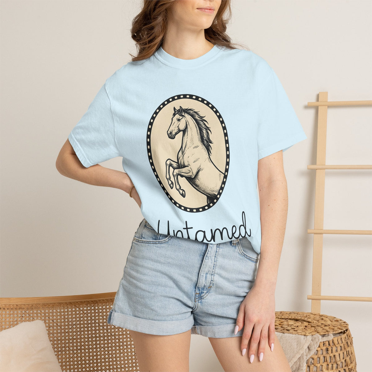 Bucking Horse Shirt Cowgirl Cowboy Gift for Women Retro Tee product image 9