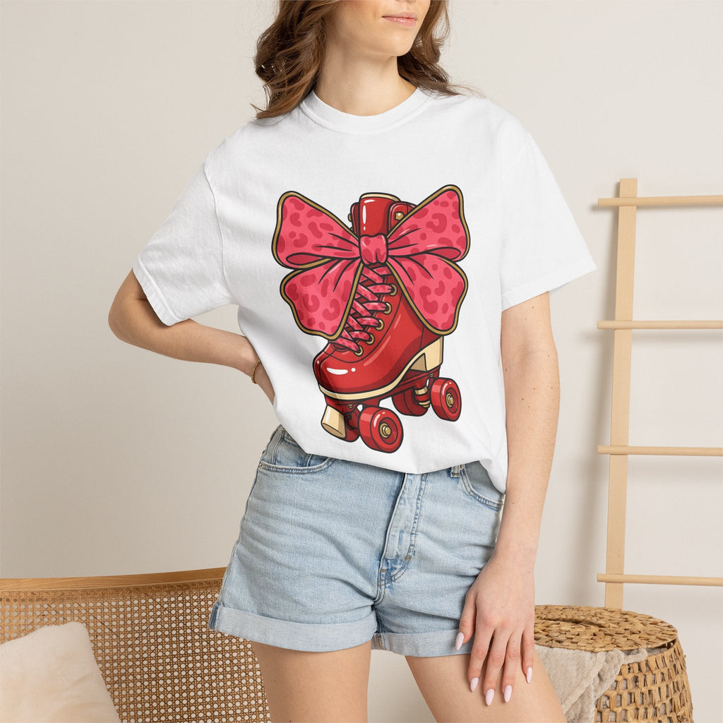 Roller Skate Shirt Valentine Skates Unisex Gift Cartoon Tee product image 6