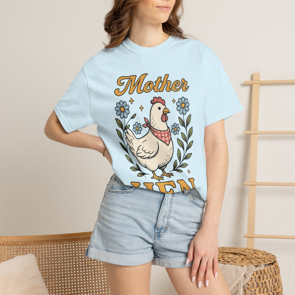 Hen Old School T-Shirt – Chicken Mom Ranch Life, Women product image 9