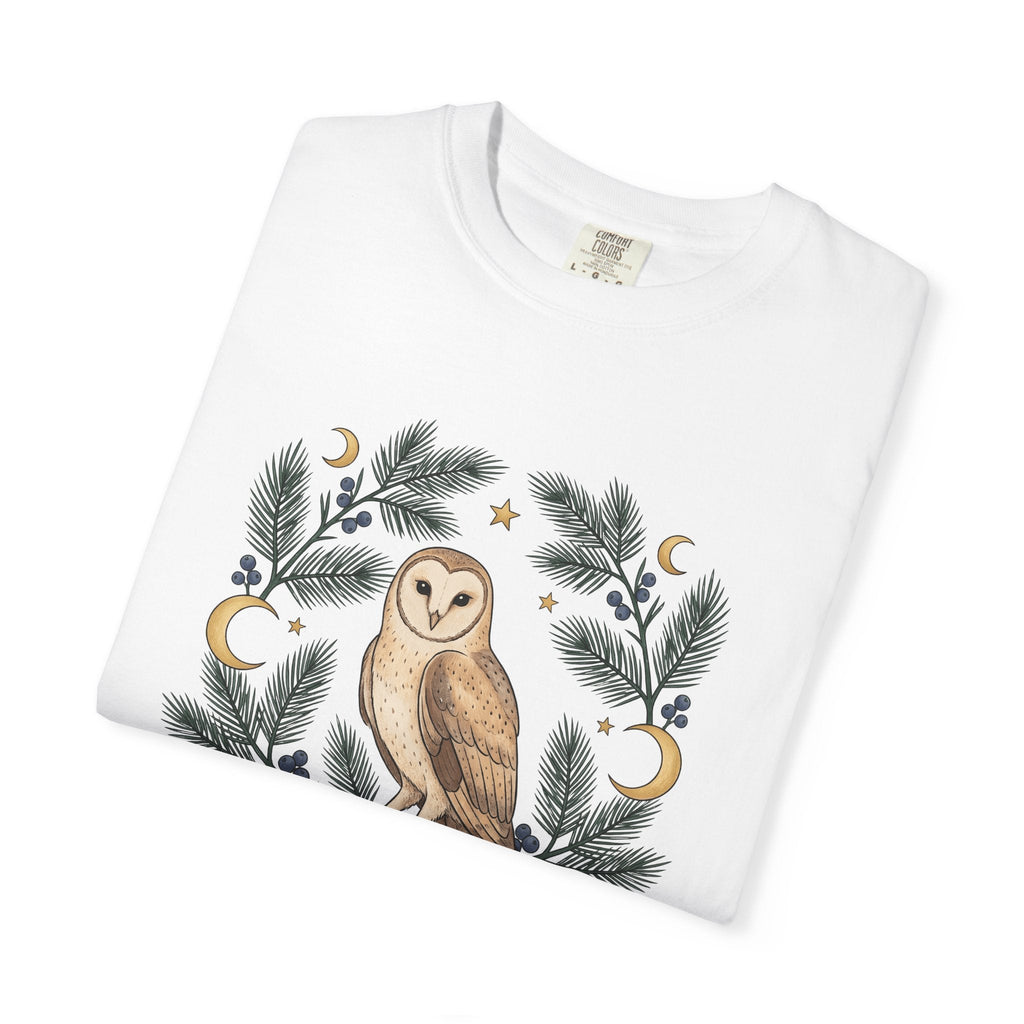 Desert Owl Shirt Animals Plants Gift Women Sketch Tee product image 5