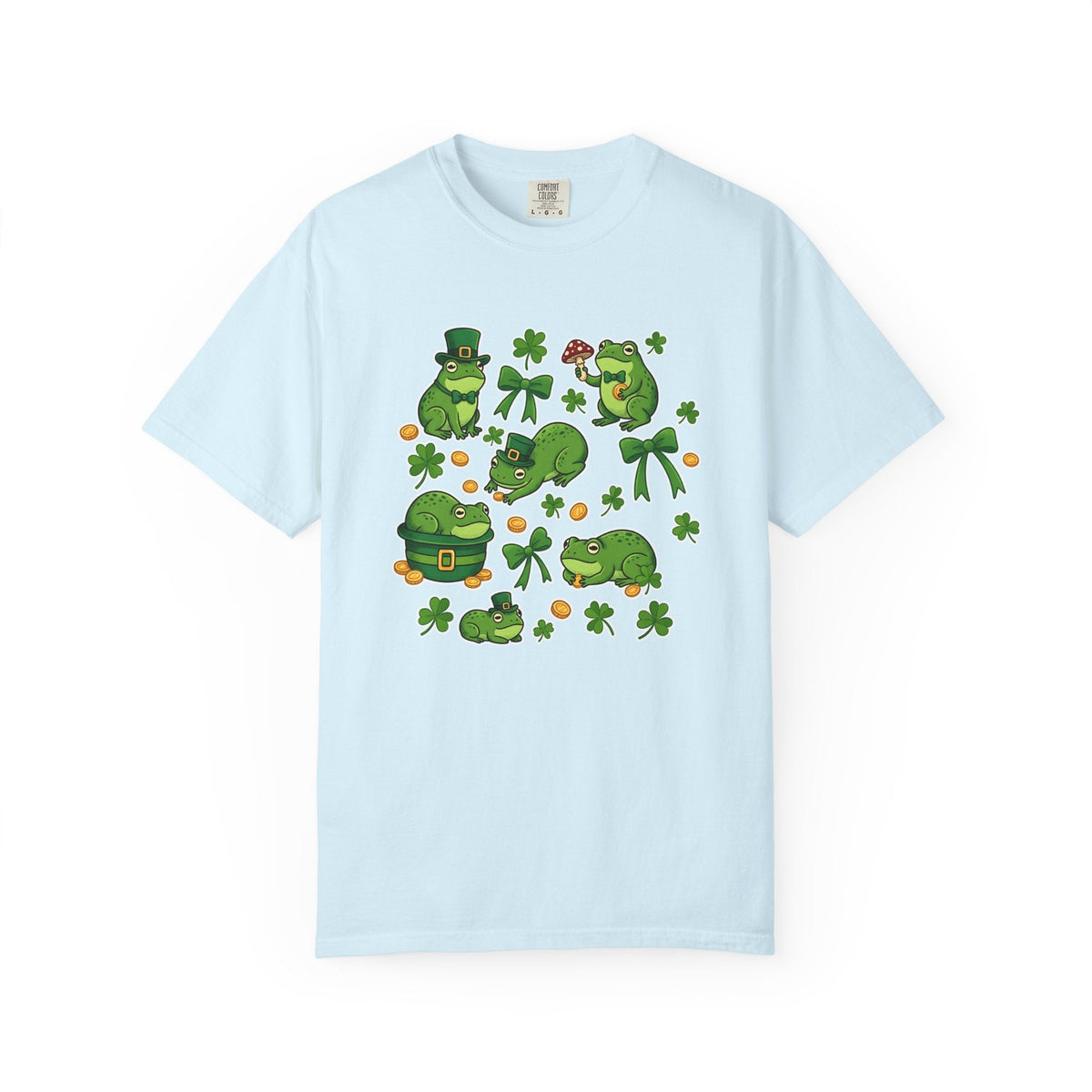 Frog Illustration Shirt St Patrick's Day Wildlife Unisex product image 2