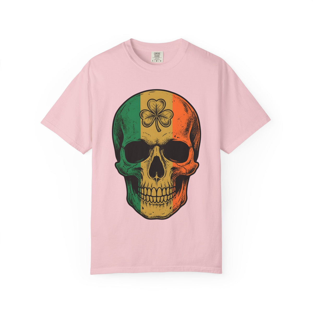 Skull Green Clover Shirt St Patrick's Day Emerald Unisex product image 3