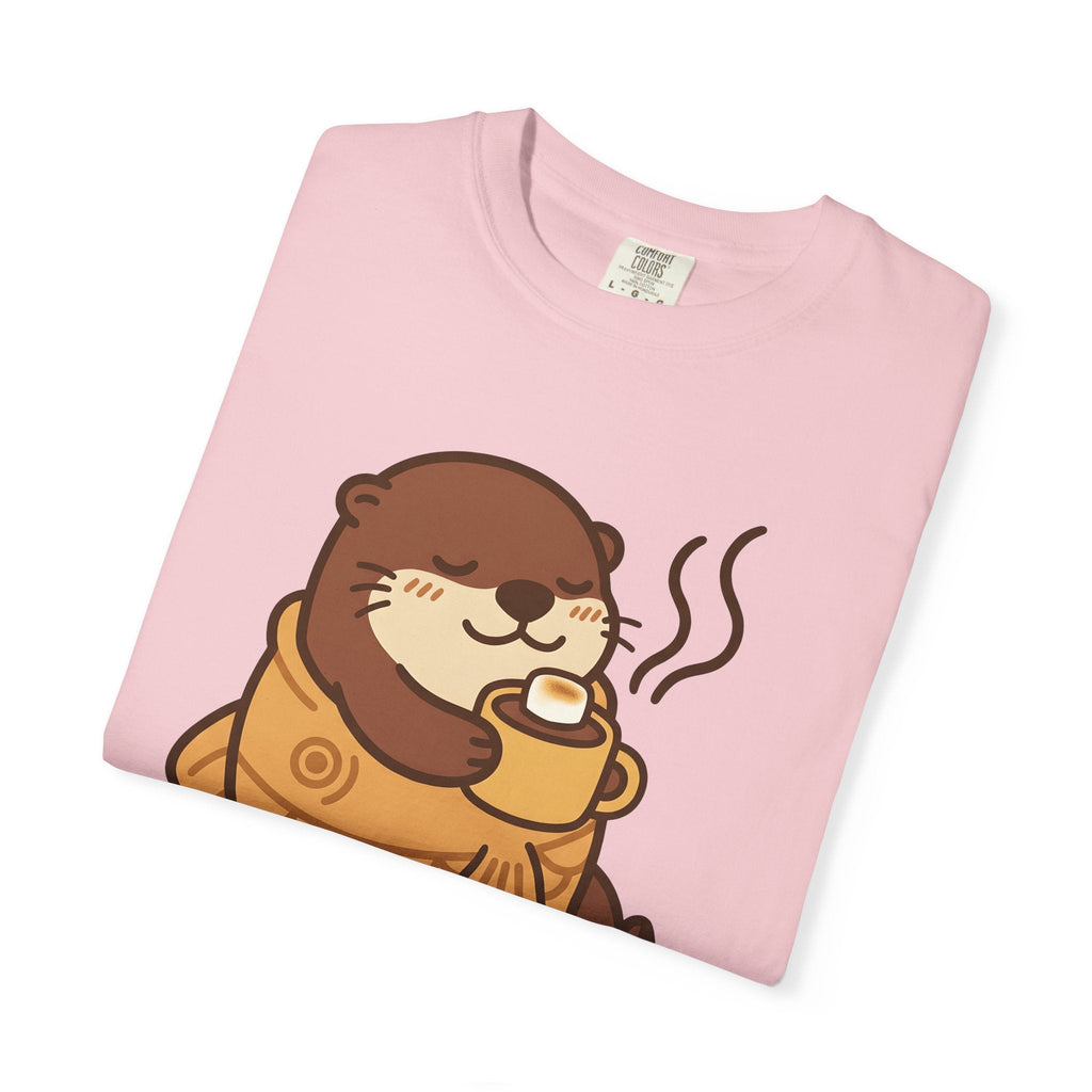 Otter Cupcake Shirt Coffee Wildlife Unisex Gift Cute Tee product image 11