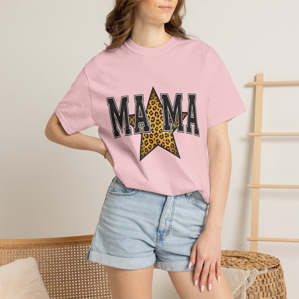 Cheetah Star Shirt Moms Feline Gift for Women Modern Tee product image 12