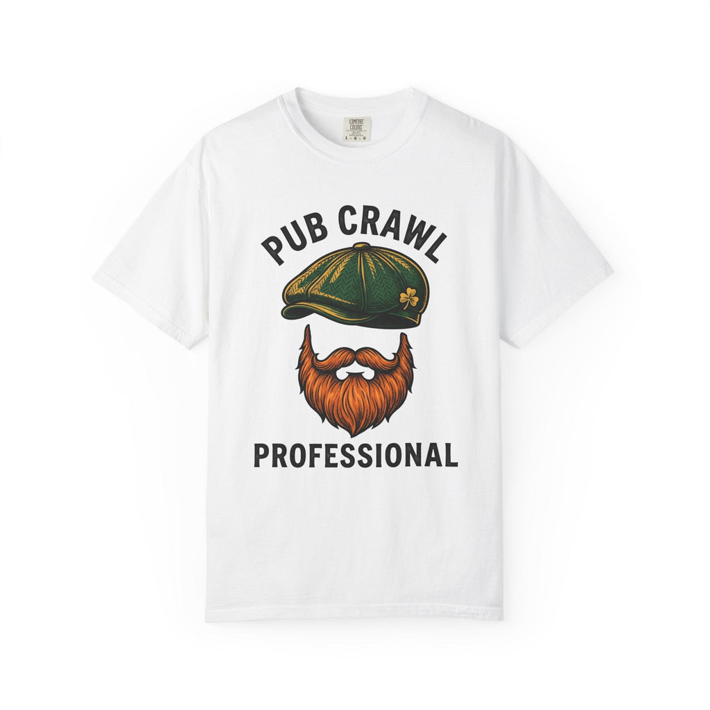 Leprechaun Hat Beard Shirt St Patrick's Day Drinking Unisex Gift Vintage Tee Top