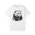 Cat Headphones Shirt Music Gift Women Bold Graphic Tee product image 1