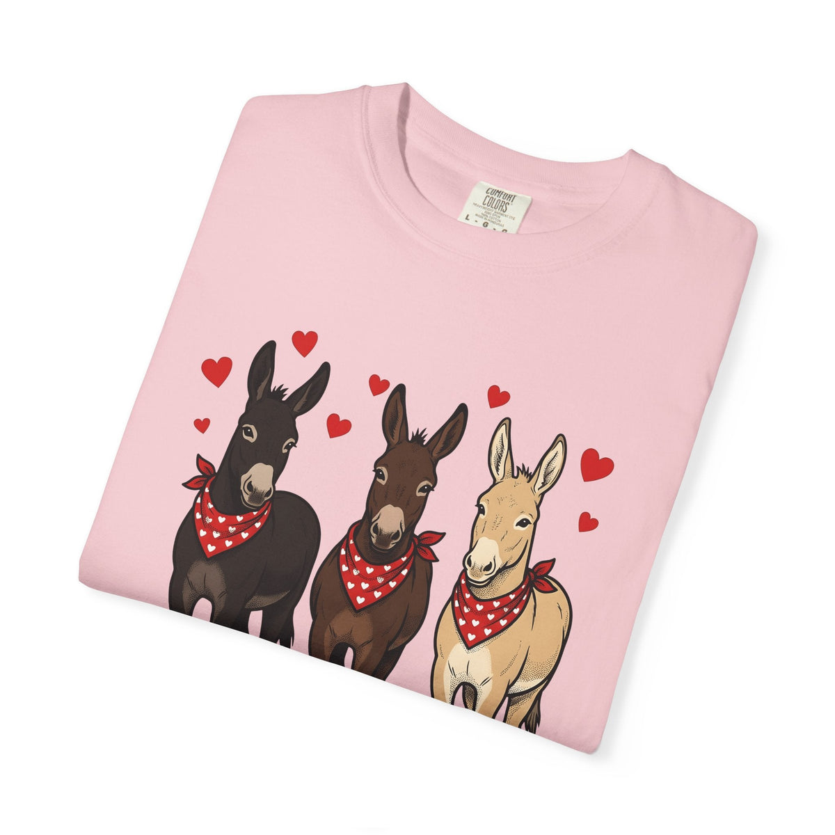 Donkey Group Shirt St. Valentine's Day Wildlife Unisex Gift product image 11