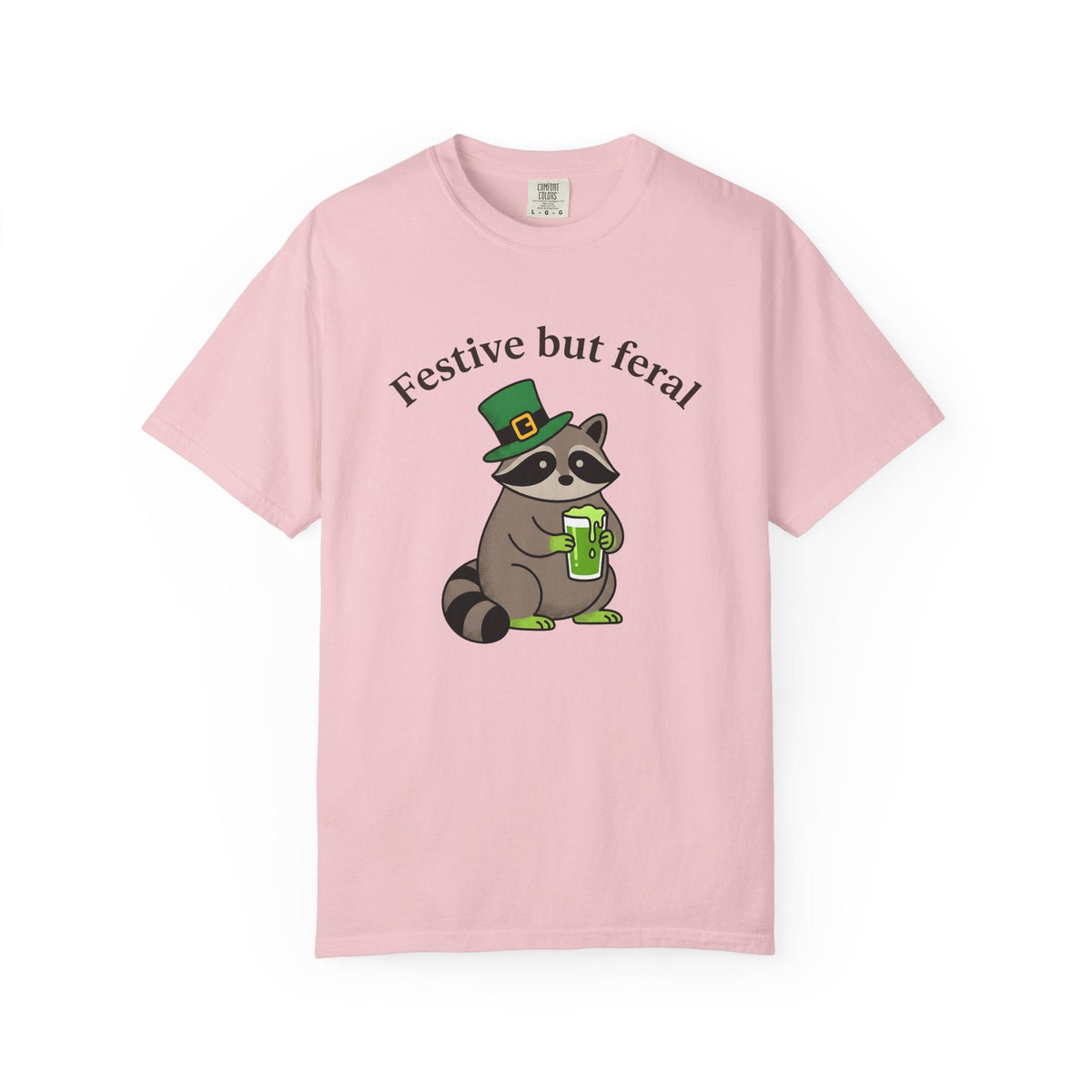 Raccoon Leprechaun Shirt St Patrick's Day Animal Unisex product image 3