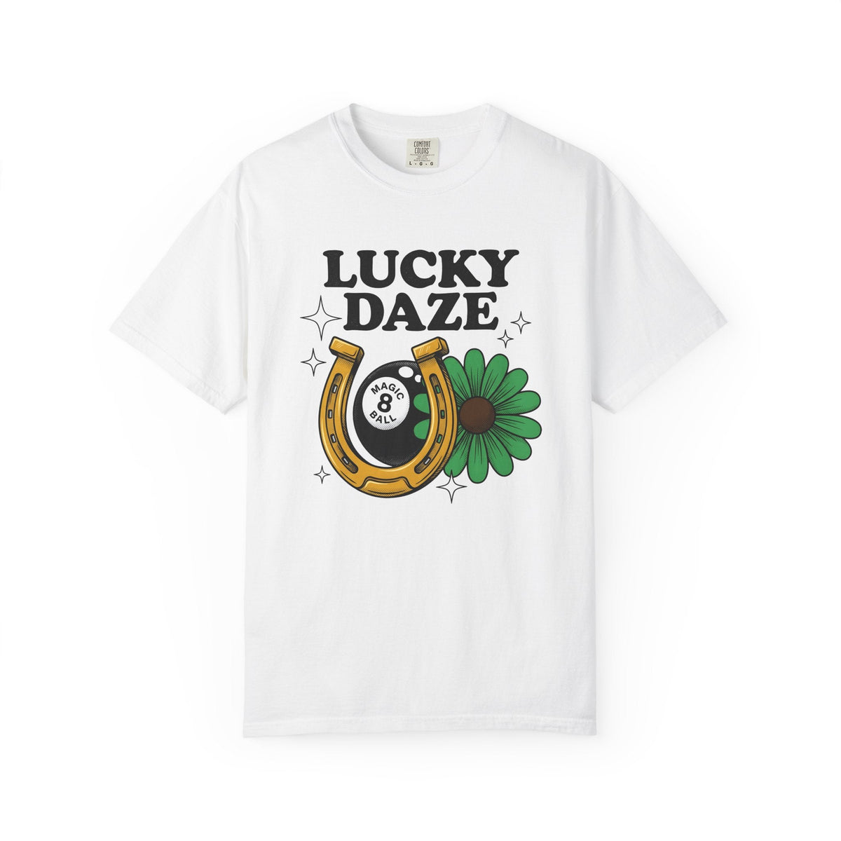 Horseshoe Magic Ball Shirt Holiday Charm Unisex Gift Retro product image 1