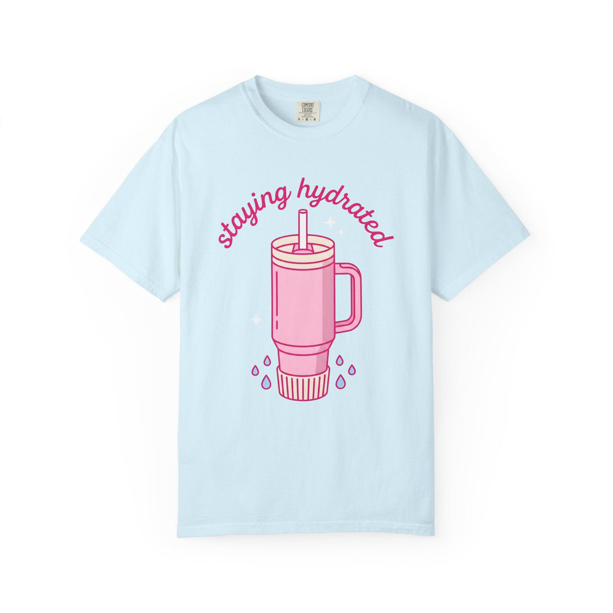 Water Tumbler Shirt Drinks Wellness Unisex Gift Kawaii Tee product image 2