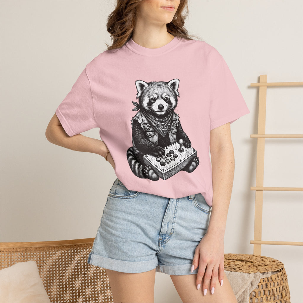 Red Panda Shirt Animals Gaming Unisex Gift Hand Drawn Tee product image 12