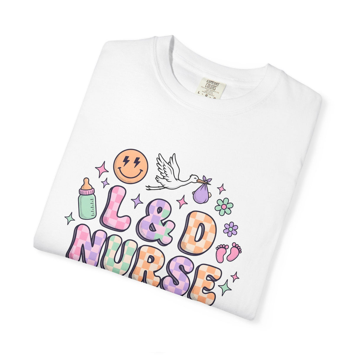 Stork Infant Shirt Nurse Baby Care Unisex Gift Playful Tee product image 5