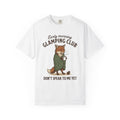 Fox Coffee Shirt Camping Animal Unisex Gift Hand Drawn Tee product image 1