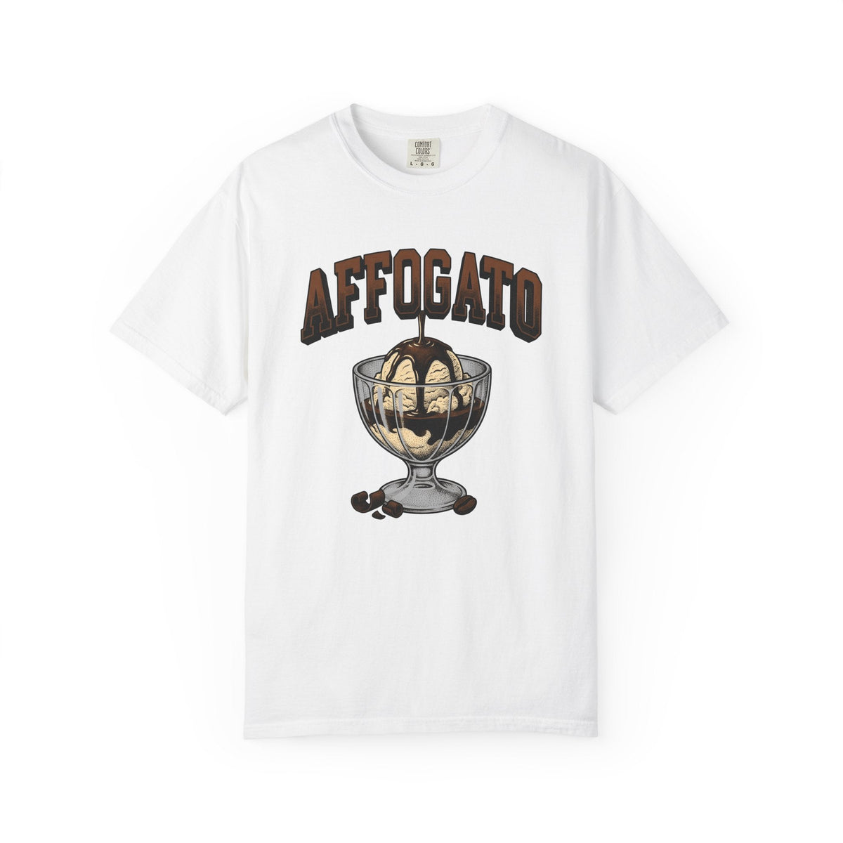 Affogato Treat Shirt Desserts Food Unisex Gift Retro Tee product image 1