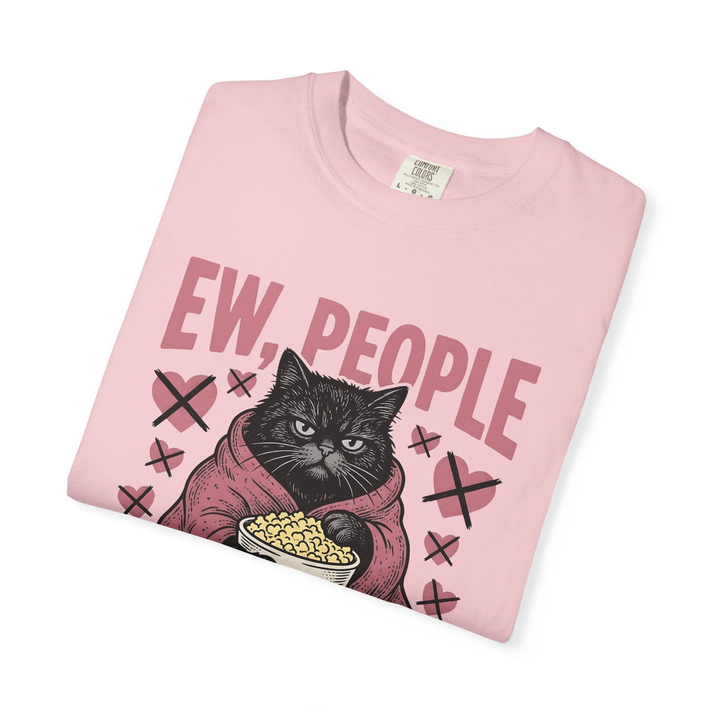 Mad Cat Heart Cartoon T-Shirt – Valentine's Day Kitty product image 11