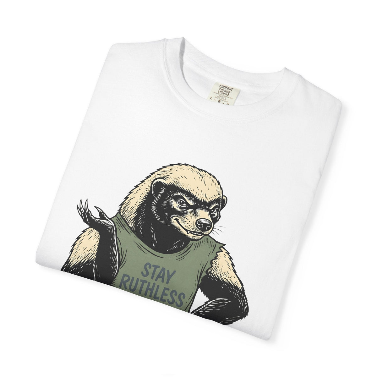 Honey Badger Cartoon T-Shirt – Funny Wild Animal Humor product image 5