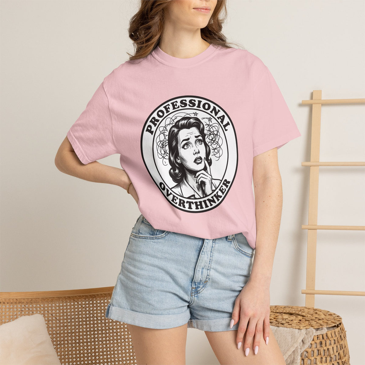 Old Woman Face Shirt Funny Witty Gift for Women Line Art product image 12