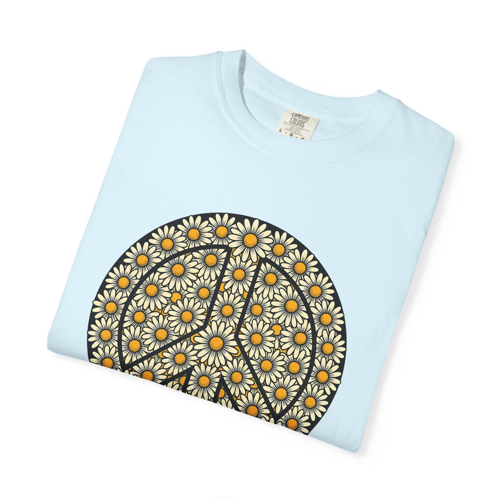 Daisy Peace Sign Shirt Hippie Flower Unisex Gift Boho Tee product image 8