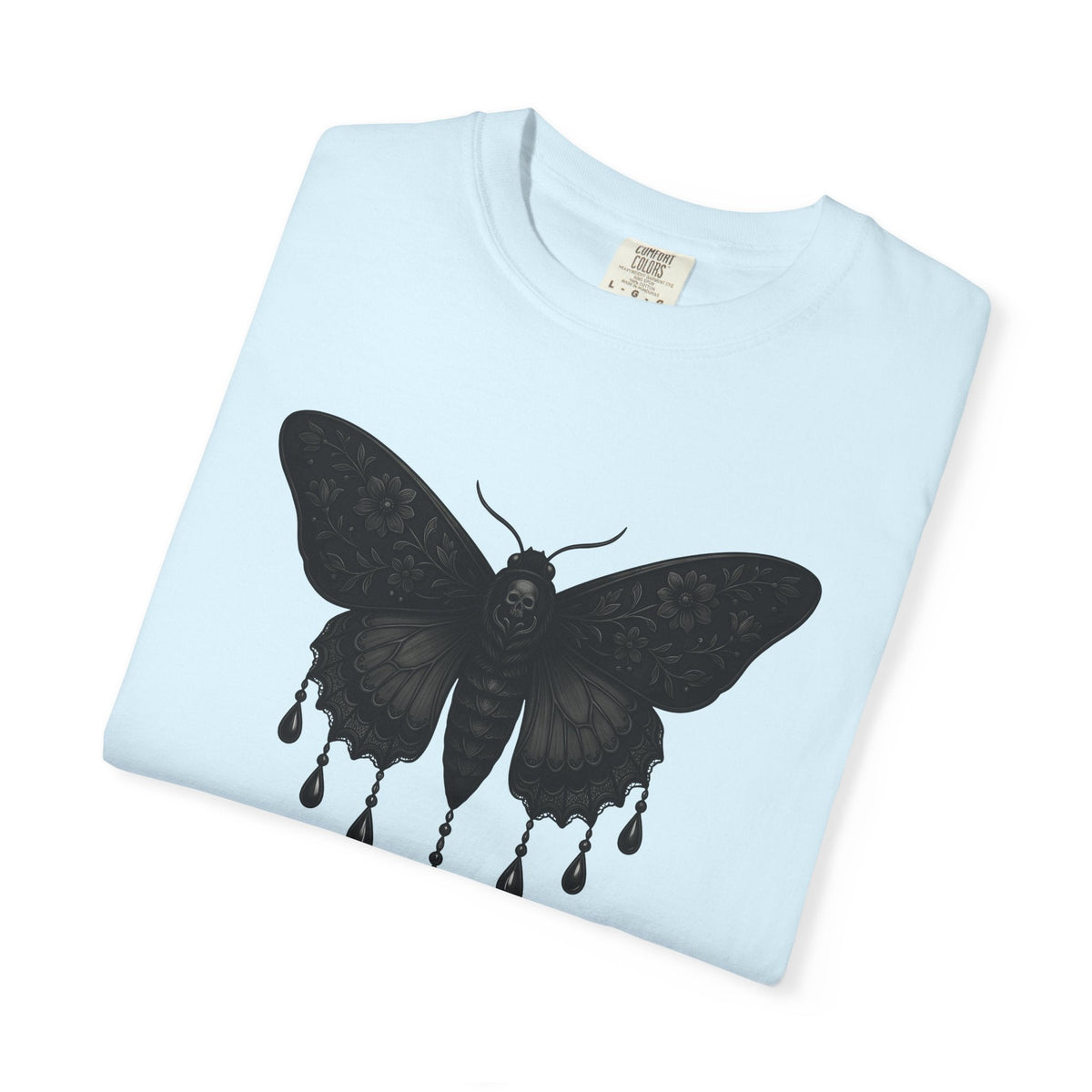 Spooky Moth Shirt Halloween Dark Unisex Gift Horror Art Tee product image 8