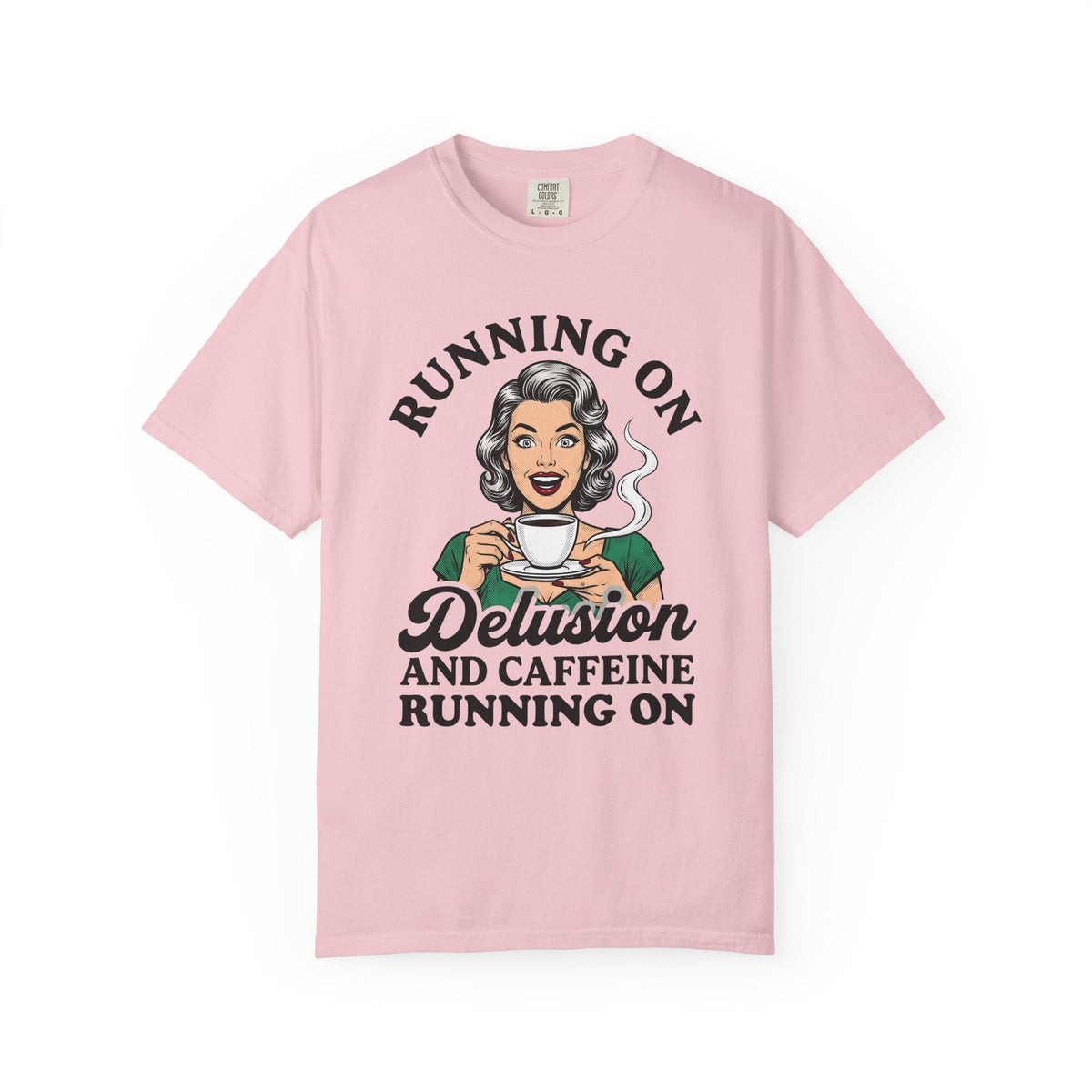 Vintage Woman Coffee Comic T-Shirt – Retro Caffeine Humor product image 3