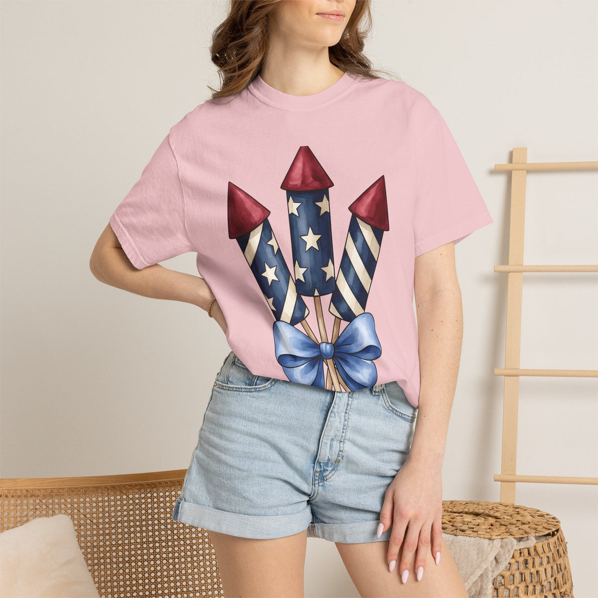 Firework Rockets Shirt 4th Of July Americana Unisex Gift product image 12