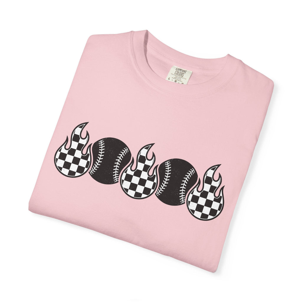 Baseball Flames Shirt Moms Competition Gift for Women product image 11