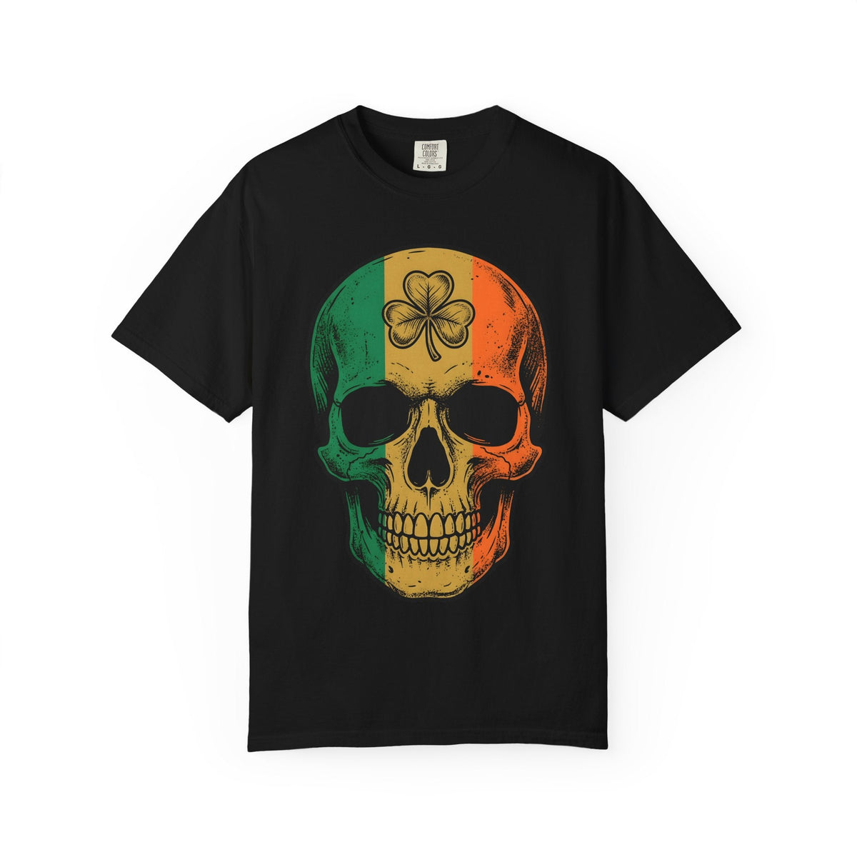 Skull Green Clover Shirt St Patrick's Day Emerald Unisex product image 4