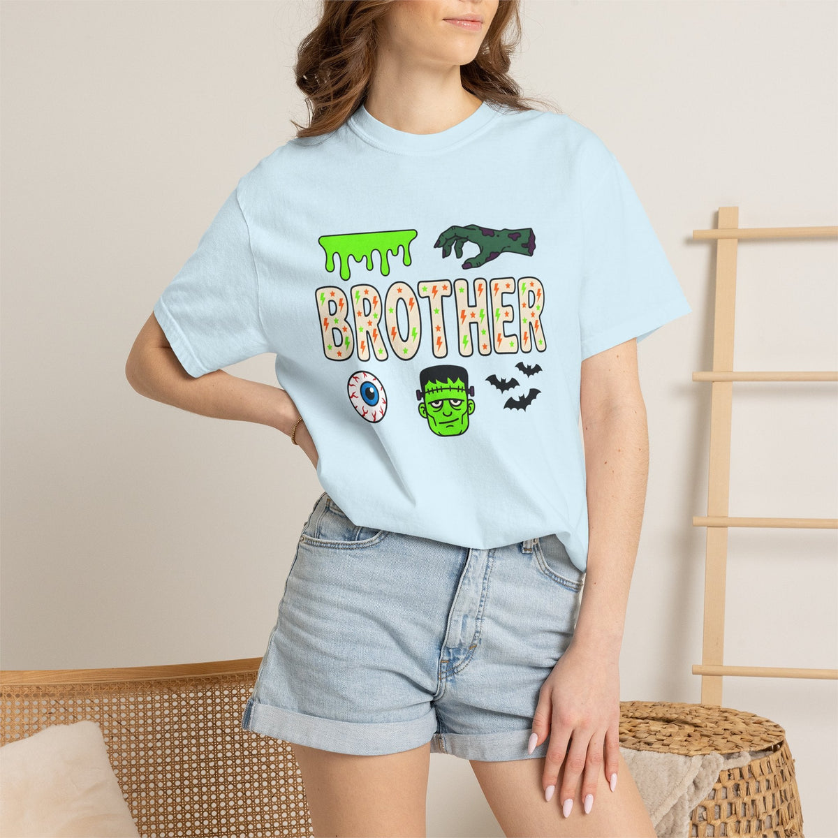 Scary Face Shirt Halloween Group Unisex Gift Comic Tee product image 10