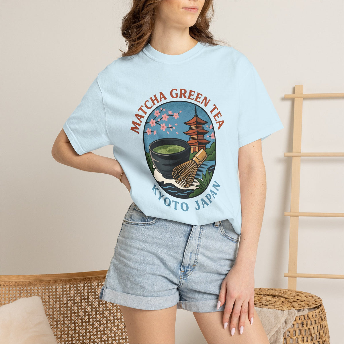 Matcha Tea Bowl Shirt Drinks Japan Unisex Gift Vintage Tee product image 9