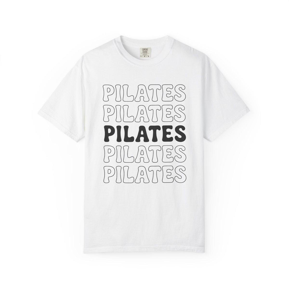 Layered Text Design Shirt Pilates Workout Unisex Gift product image 1