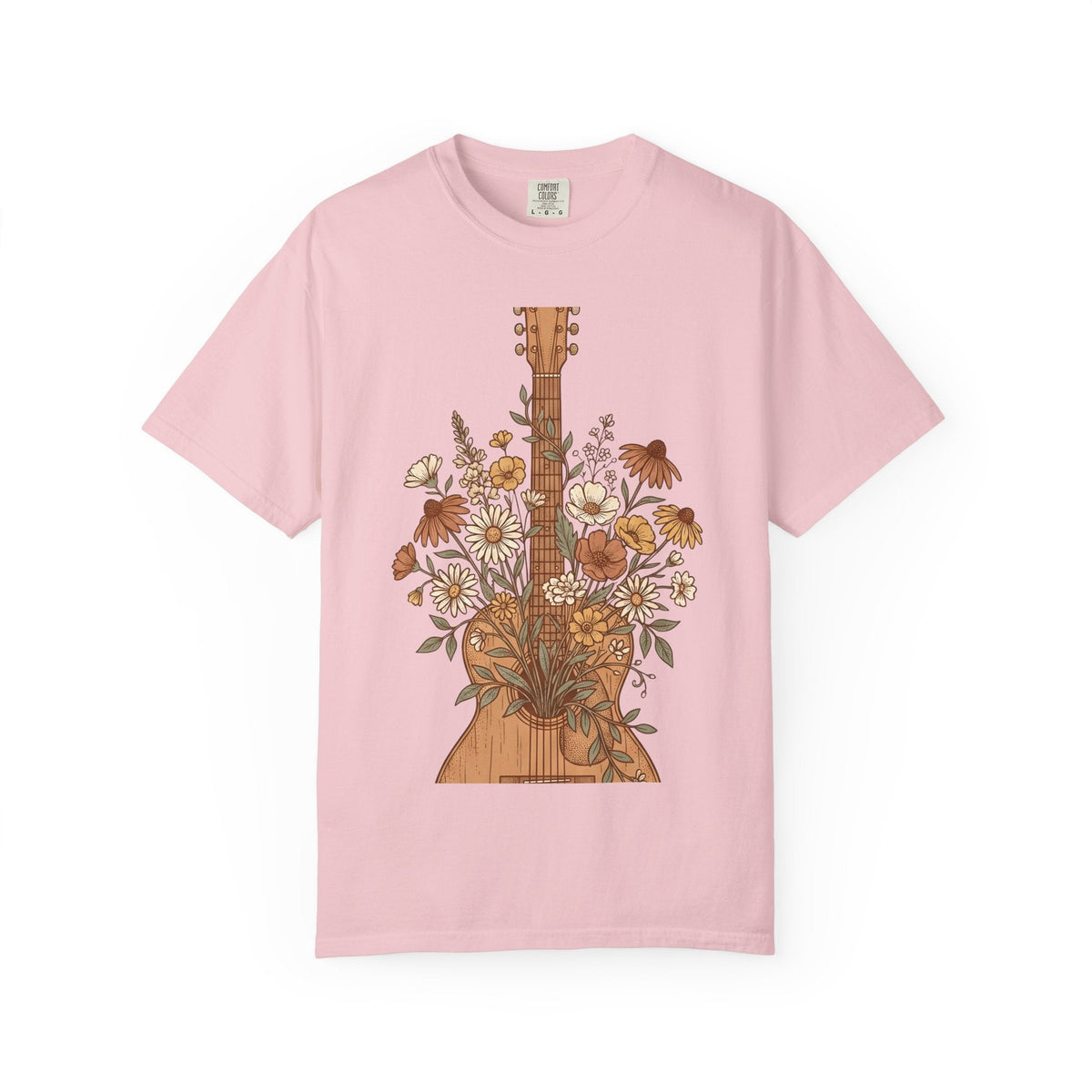 Floral Guitar Art Shirt Cowgirl Melody Gift Women Western product image 3