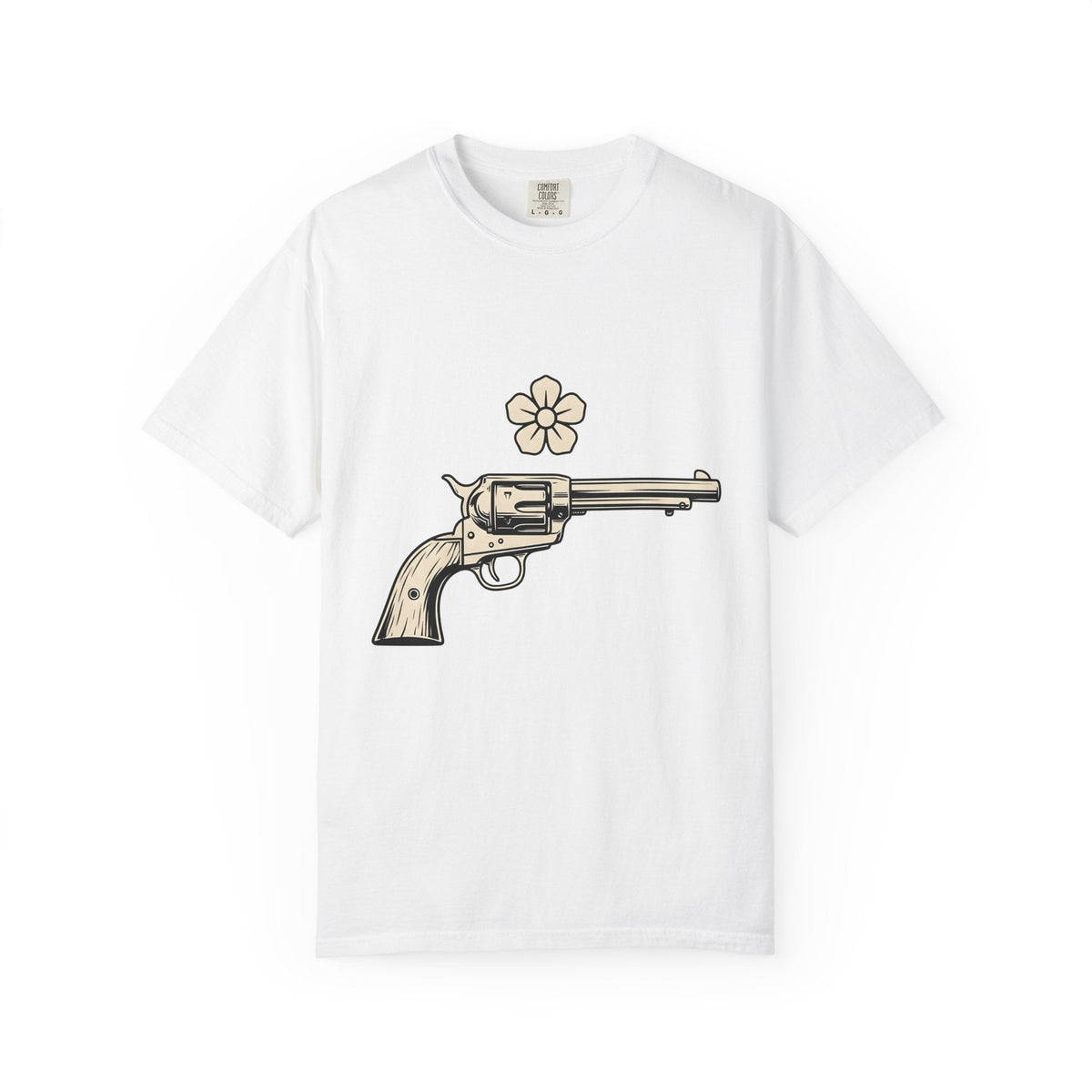 Western Pistol Shirt Cowgirl Cowboy Gift Women Retro Tee product image 1