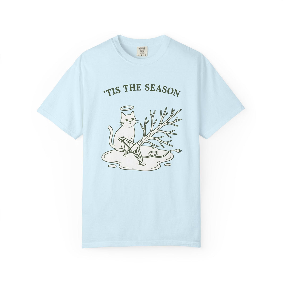 Kitty Tree Shirt Christmas Pet Shop Unisex Gift Cartoon Tee product image 2