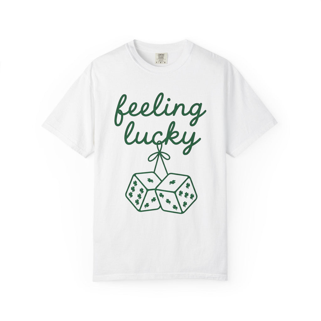Clover Dice Shirt St Patrick's Day Cards Unisex Gift Line product image 1
