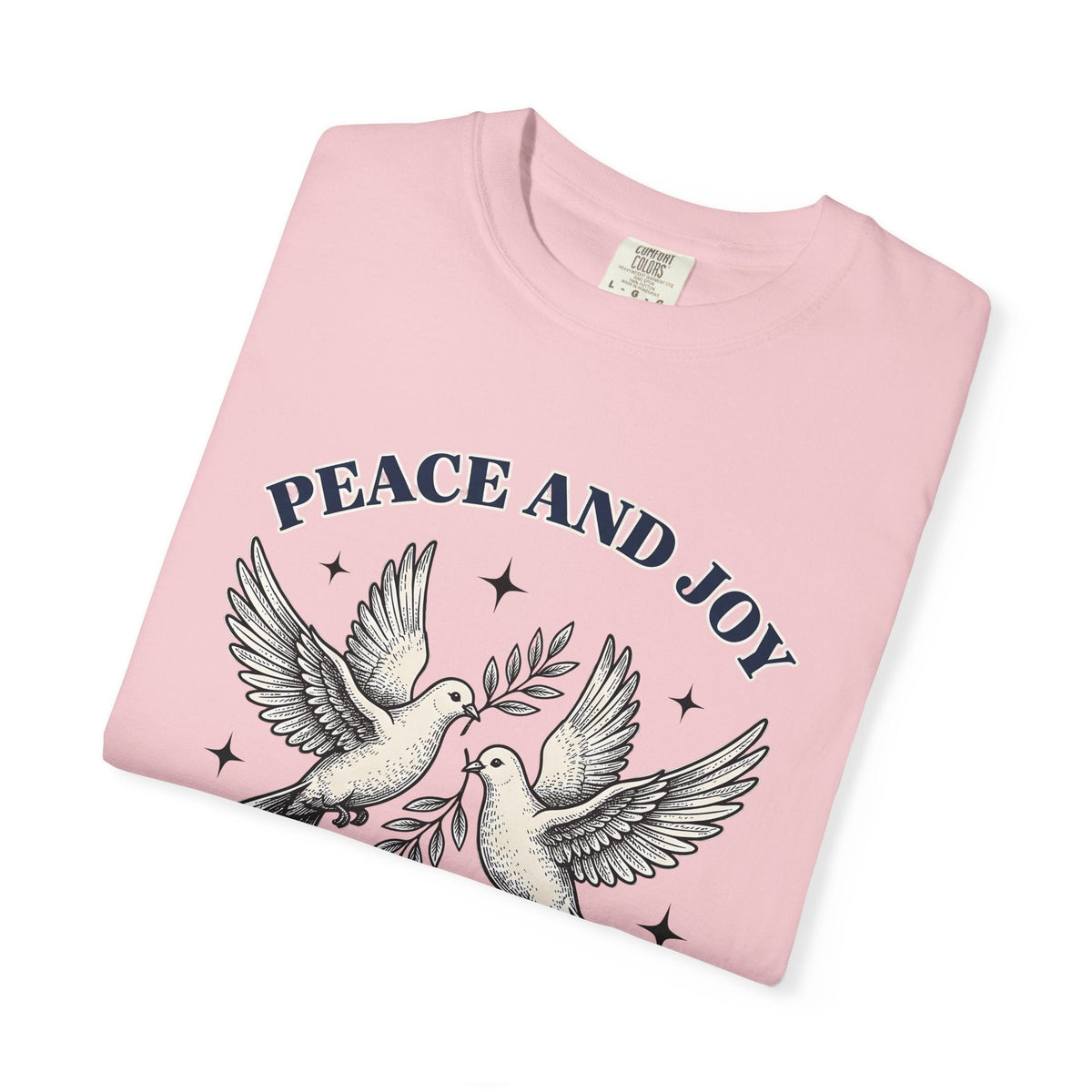 Dove Pair Shirt Christmas Peace Unisex Gift Vintage Tee product image 11