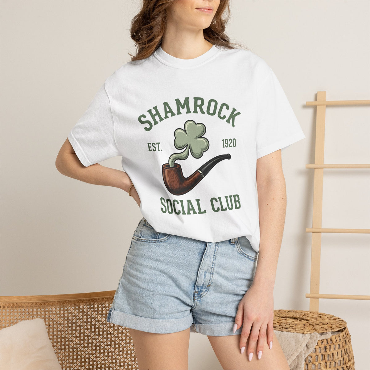 Shamrock Pipe Shirt St Patrick's Day Irish Unisex Gift product image 6