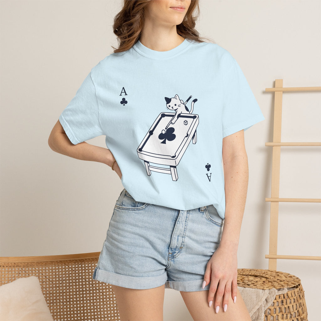 Cat Pool Table Shirt Gaming Unisex Gift Kawaii Tee Billiard product image 9